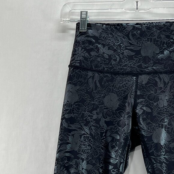 Lululemon Wunder Under Hi-Rise Tight Women 4 Stretch Breathable Black Iridescent - Picture 7 of 14